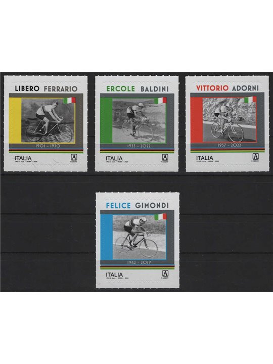 ITALY 2024 Italian Cyclists 4v MNH**