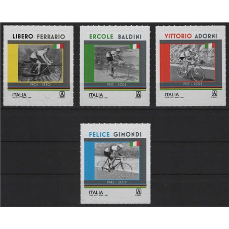 ITALIA 2024 Ciclisti Italiani 4v MNH**