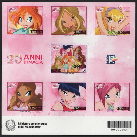 ITALIA 2024 Winx Club BF MNH**