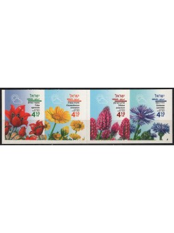 ISRAELE 2018 Fiori di Primavera (Autoadesivi) 4v MNH**