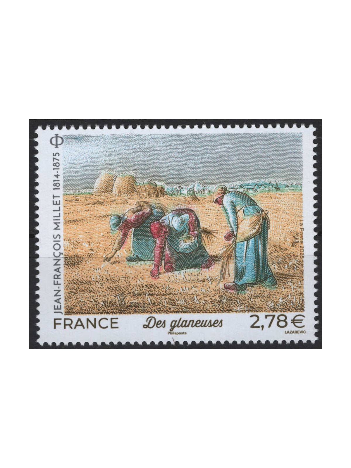 FRANCIA 2025 Arte (Jean Francoise Millet) MNH**