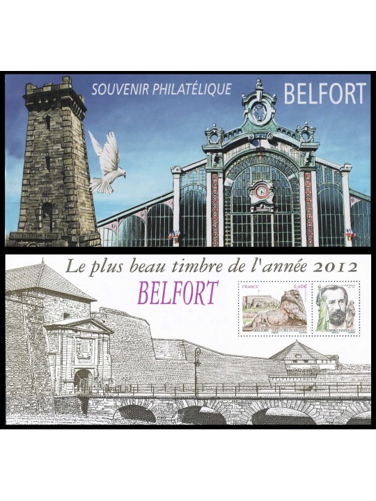 FRANCIA 2013 Turismo, Belfort (Souvenir Filatelico)