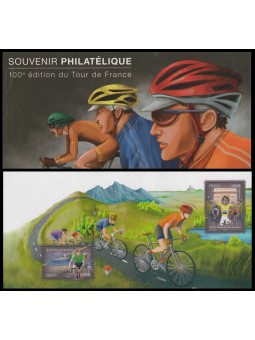 FRANCIA 2013 Tour de France (Souvenir Filatelico)