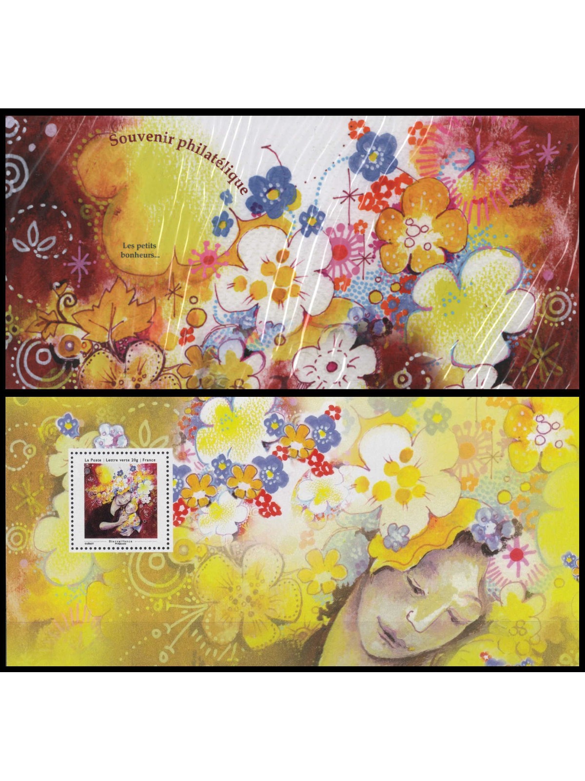 FRANCE 2013 Greeting stamps, le petits bonheurs (Philatelic Souvenir)