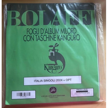 ITALY 2024 Bolaffi Milord album sheets for singles us