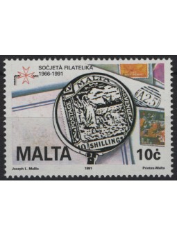MALTA 1991 Philatelic Society MNH**