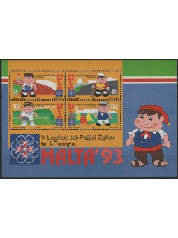 MALTA 1993 Games of the Small States s/s MNH**