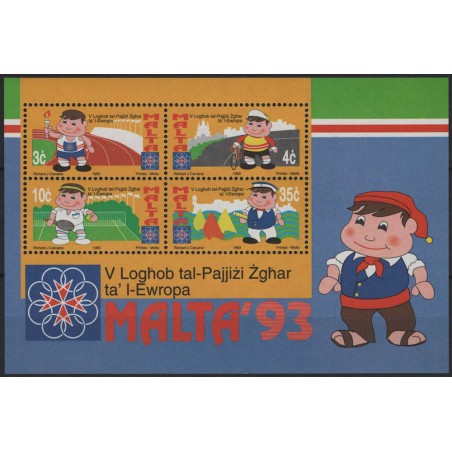 MALTA 1993 Games of the Small States s/s MNH**