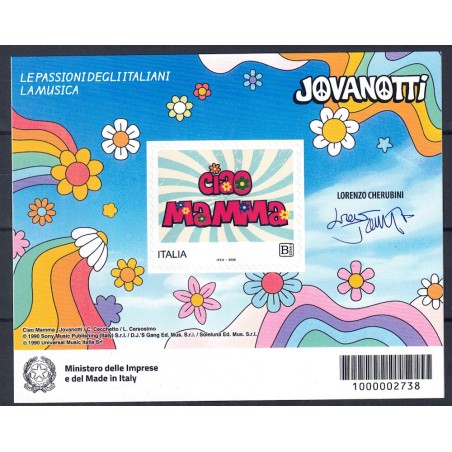 ITALIA 2026 Ciao Mamma BF MNH**
