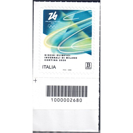 ITALIA 2026 Winter Olympic and Paralympic Games CB ais MNH**