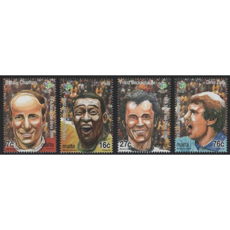 MALTA 2006 Campionati del Mondo di Calcio 4v MNH**