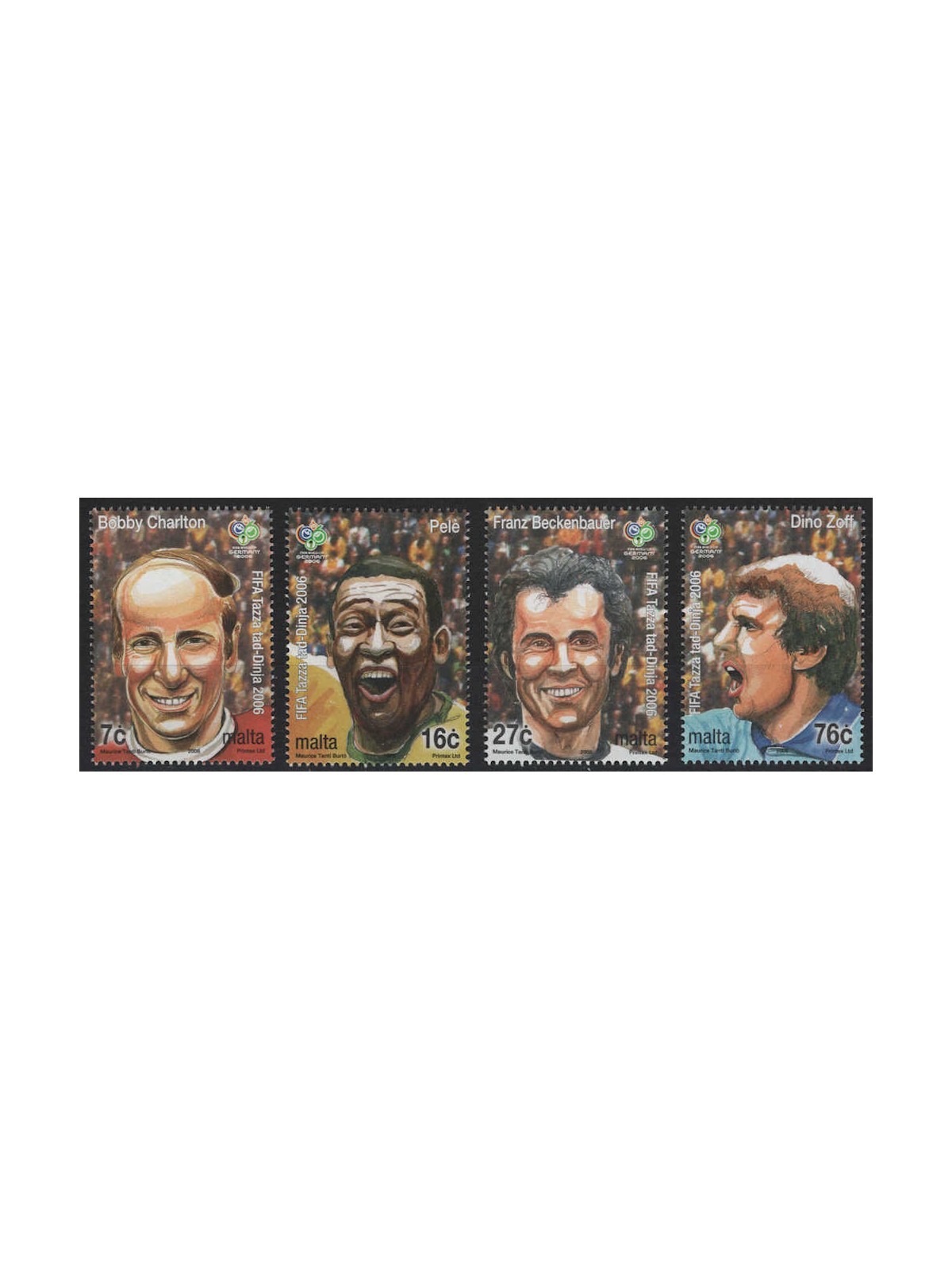 MALTA 2006 FIFA World Cup 4v MNH**