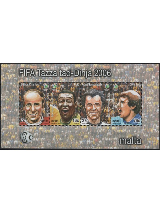 MALTA 2006 Campionati del Mondo di Calcio BF MNH**