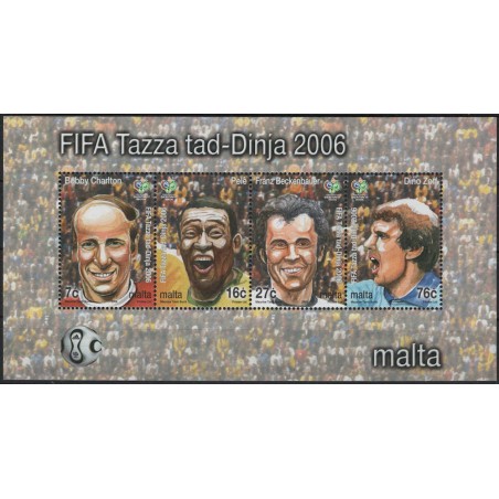 MALTA 2006 Campionati del Mondo di Calcio BF MNH**