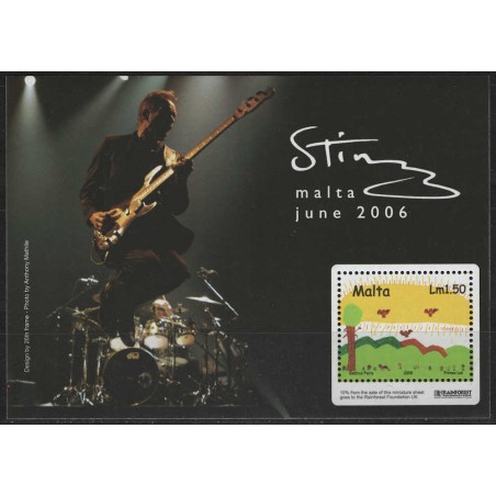 MALTA 2006 Sting concert s/s MNH**