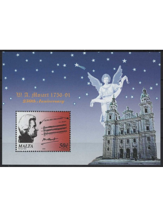 MALTA 2006 Christmas (Mozart) s/s MNH**