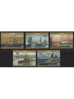 MALTA 2006 Dipinti di Navi Storiche 5v MNH**