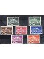 Albania 1947 Tirana Balkan Games series no. 347/53 Cat. €180 (**)