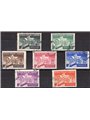 Albania 1947 Giochi Balcanici di Tirana serie n° 347/53 Cat. € 120 (U)