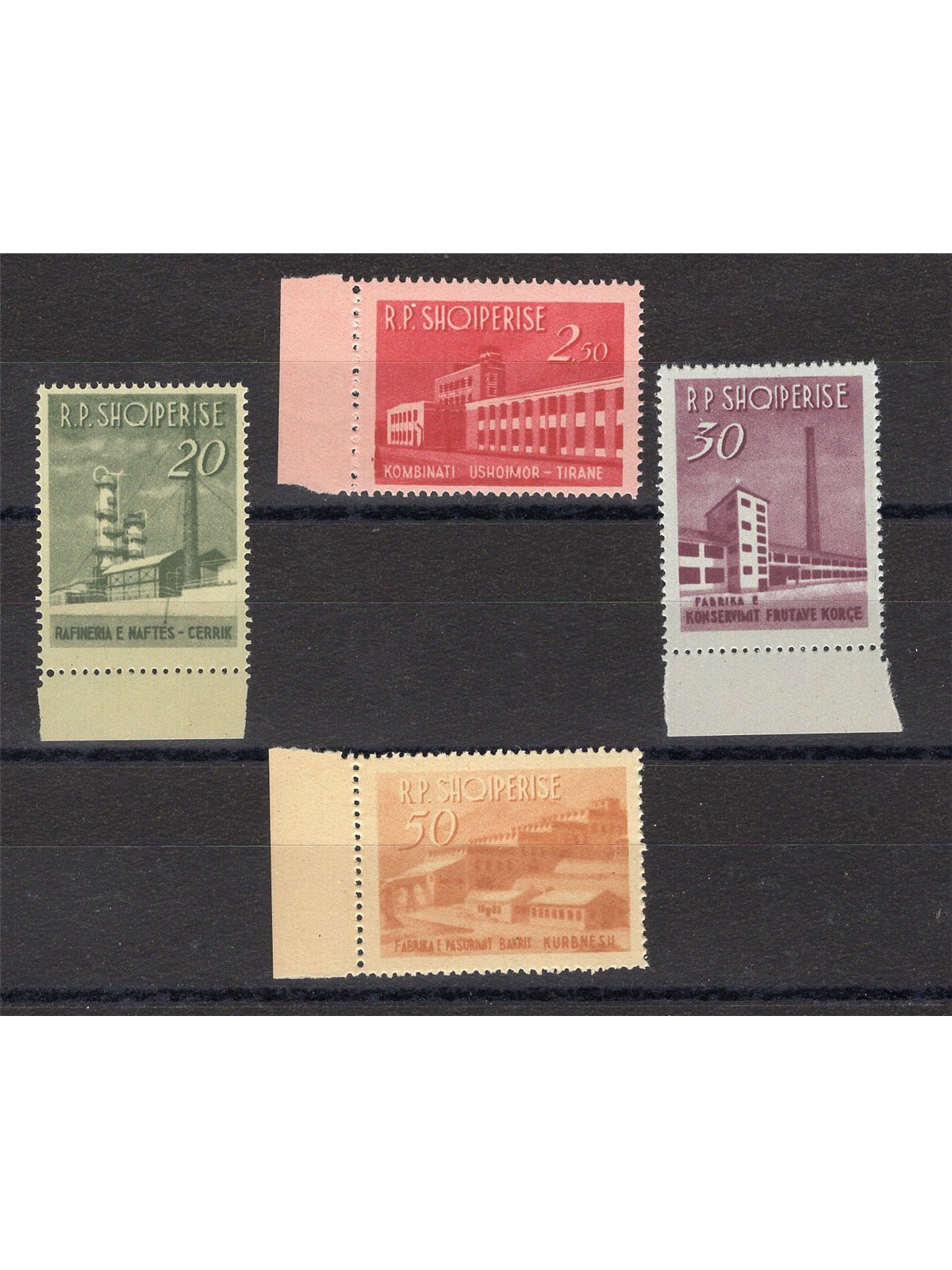 Albania 1963 Industry series no. 655/58 Cat. €30 (** )