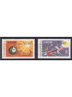 Albania 1964 P.A. Expo Riccione series no. 66/67 Cat. €47 (**)