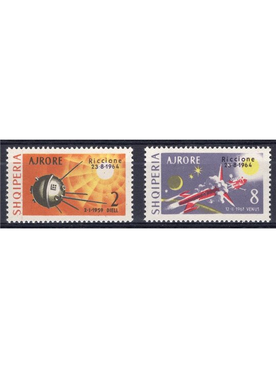 Albania 1964 P.A. Expo Riccione serie n° 66/67 Cat. € 47 (**)