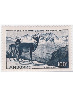 Andorra Francese 1950 P.A. Camosci dei Pirenei n° 1 Cat. € 110 (**)