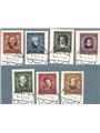 Austria 1922 Austrian Composers series no. 290A/296A Cat. € 88 (U)