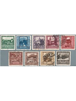 Austria 1923 Views series no. 304/12 Cat. € 110 (U)