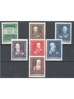 Austria 1948 Artisti serie n° 732/38 Cat. € 63 (**)