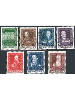 Austria 1948 Artists series no. 732/38 Cat. €58 (**)