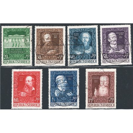 Austria 1948 Artisti serie n° 732/38 Cat. € 58 (**)