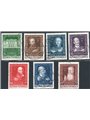 Austria 1948 Artisti serie n° 732/38 Cat. € 58 (**)