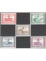 Austria 1955 10th Anniversary of the Second Republic series no. 845/49 Cat. €80 (**)