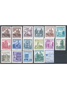 Austria 1957/65 Monuments series no. 869AA/874A Cat. €53 (** )