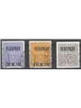 Austria 1918 P.A tipi del 1916/18 soprast. serie n° 1/3 Cat. € 65 (U)
