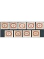 Austria 1894/95 Postage stamps – numeric mark in an oval with values in kreuzer series No. 1/9 Cat. €100 (*)