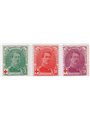 Belgio 1914 Pro Croce Rossa Re Alberto I n° 129/31 Cat. € 70 (**)