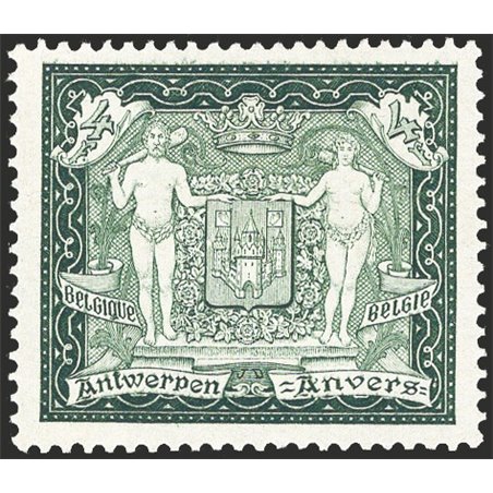 Belgio 1930 Expo Anversa n° 301 Cat. € 140 (**)
