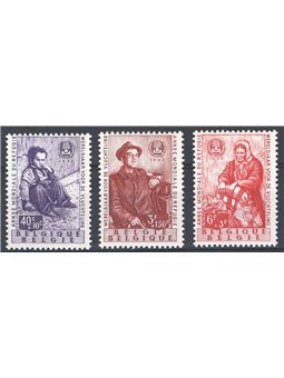 Belgio 1960 Anno del rifugiato serie n° 1128/30 Cat. € 75 (**)