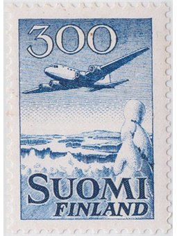Finlandia 1958 P.A. Aereo in volo n° 4 Cat. € 50 (**)