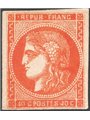 Francia 1870 40 c. arancio Yvert n° 48 Cat. € 700 (*)