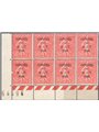 France 1930 B.I.T. Congress block of 8 sheet corner ‘coin dates’ no. 264 (**)