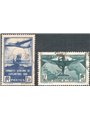 France 1936 Aerial Crossing of the Mediterranean series no. 320/21 Cat. € 150 (U)