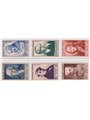 France 1953 Illustrious Figures series no. 945/50 Cat. €65 (**)