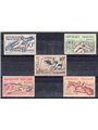 France 1953 Helsinki Olympics series no. 960/65 Cat. € 90 (**)