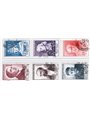 France 1954 Illustrious Figures series no. 989/94 Cat. € 185 (U)