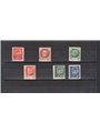 France 1944 Creuse (Measnes) Marshal Pétain’s stamps with the overprint “LIBRE” and a black cross within an octagon series no. 1