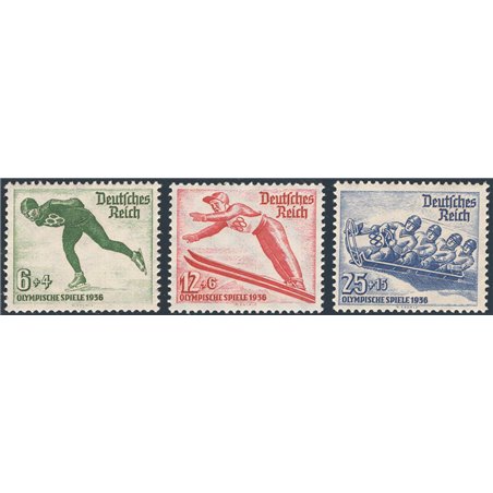 German Reich 1935 Garmisch Olympics series no. 559/61 – Cat. € 70 (**)