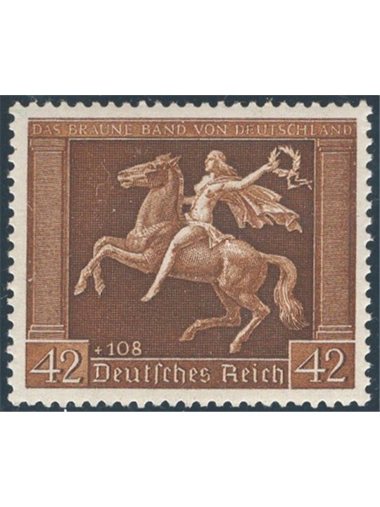 German Reich 1938 V Brown Ribbon no. 612 Cat. € 150 (**)